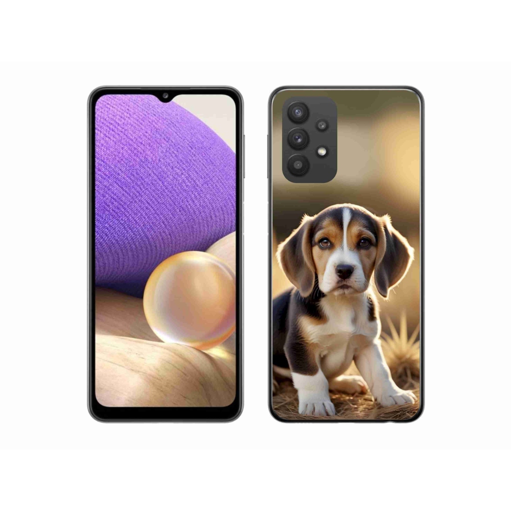 Gelový kryt mmCase na Samsung Galaxy A32 5G - roztomilý bígl