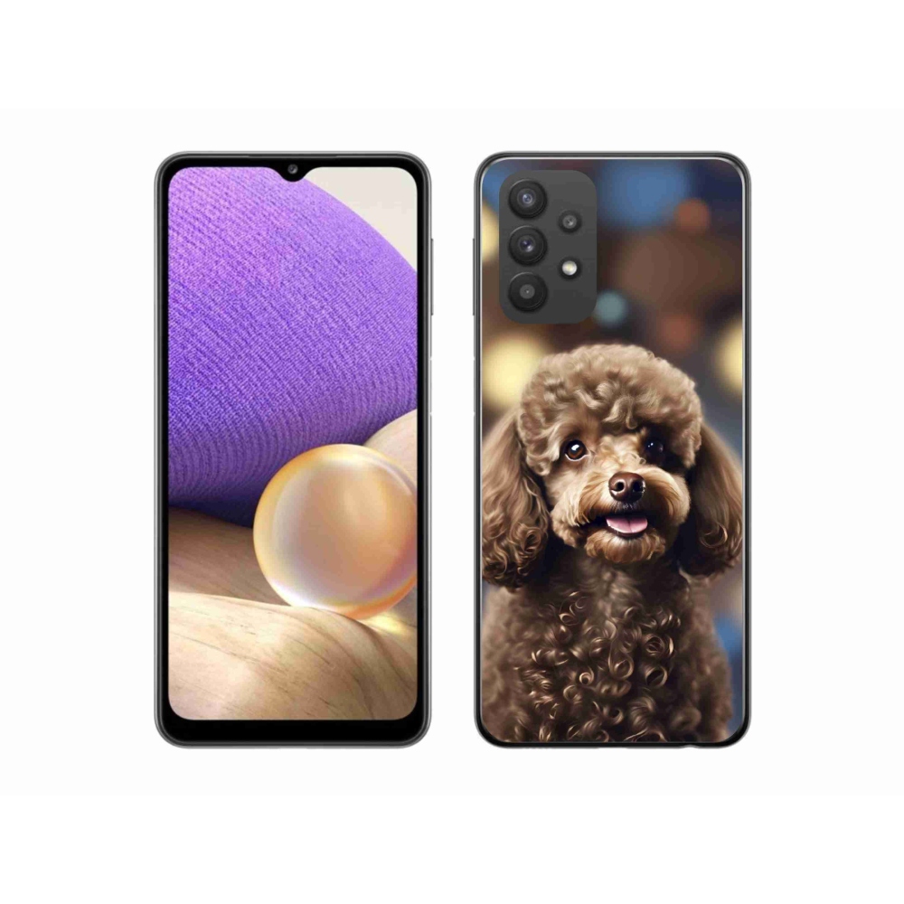 Gelový kryt mmCase na Samsung Galaxy A32 5G - roztomilý pudl