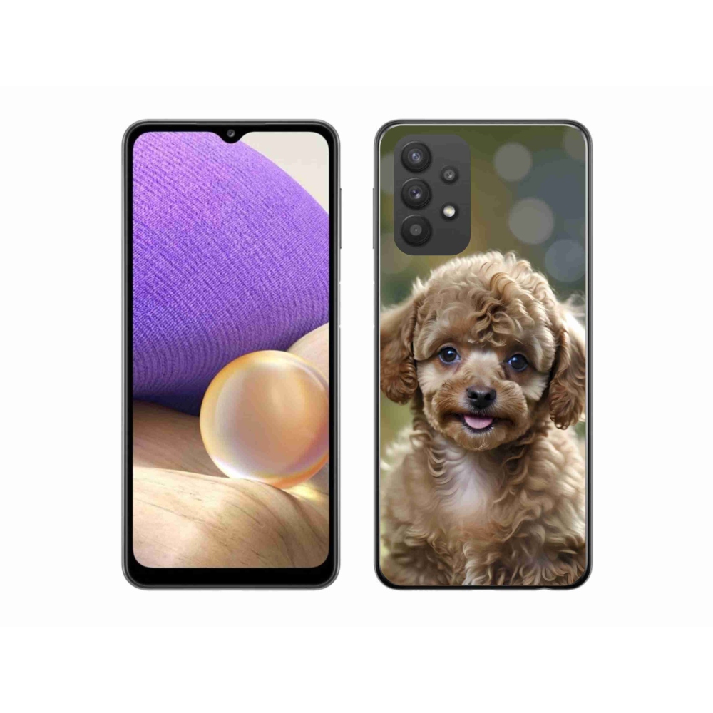 Gelový kryt mmCase na Samsung Galaxy A32 5G - roztomilý pudl