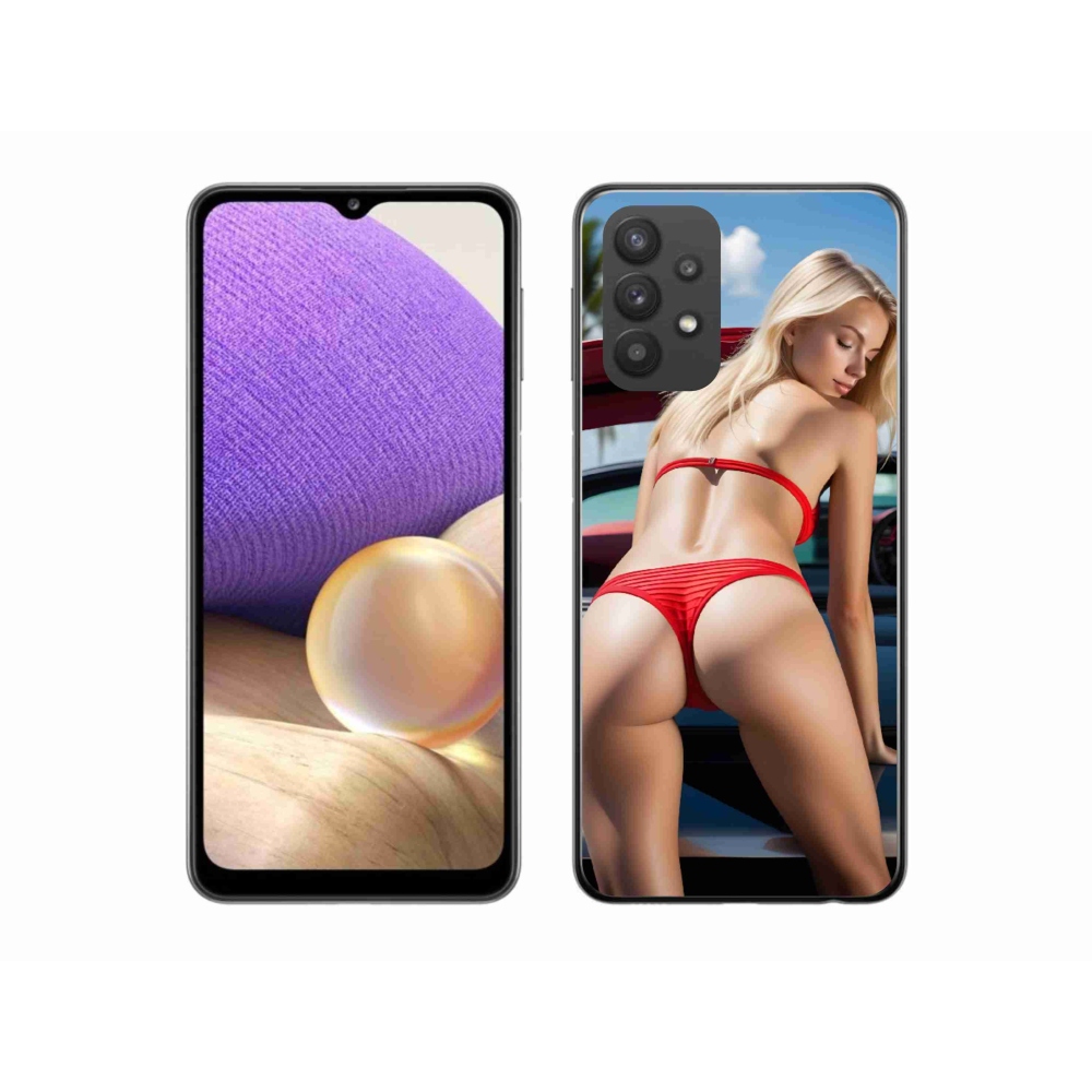 Gelový kryt mmCase na Samsung Galaxy A32 5G - sexy žena 2