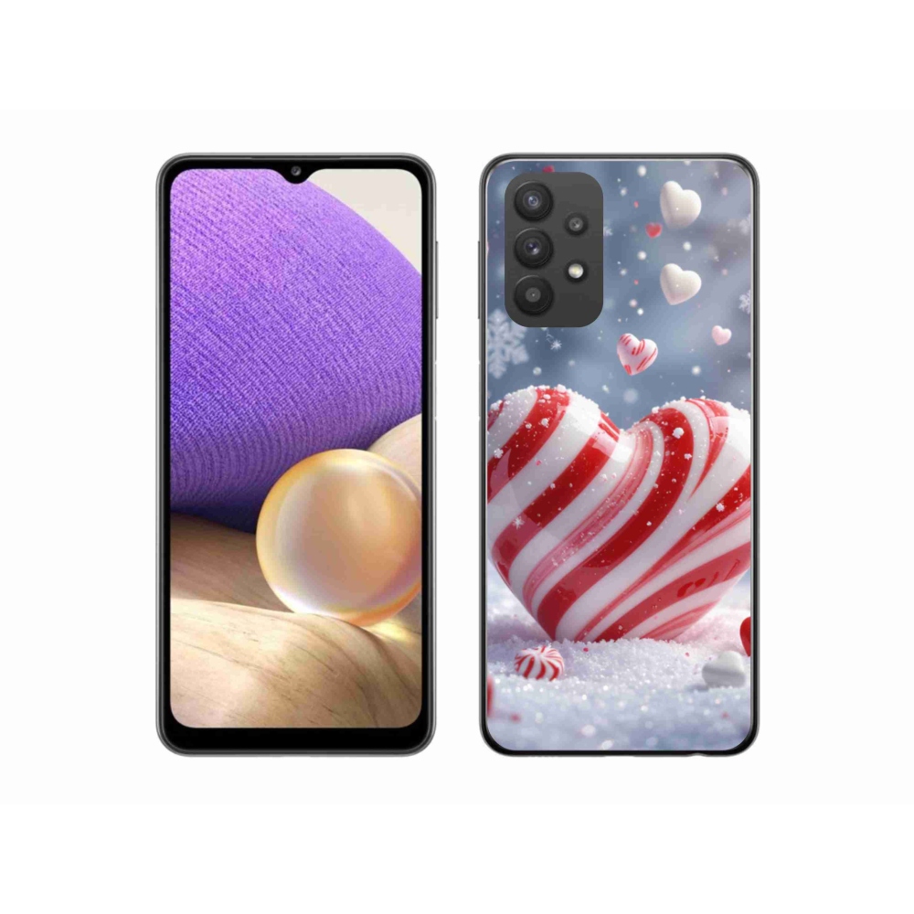Gelový kryt mmCase na Samsung Galaxy A32 5G - sladké srdce