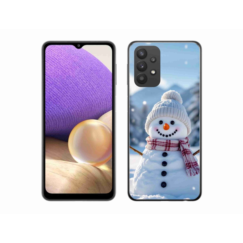 Gelový kryt mmCase na Samsung Galaxy A32 5G - sněhulák 3