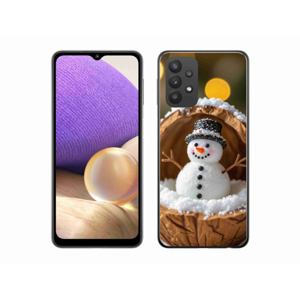 Gelový kryt mmCase na Samsung Galaxy A32 5G - sněhulák 4
