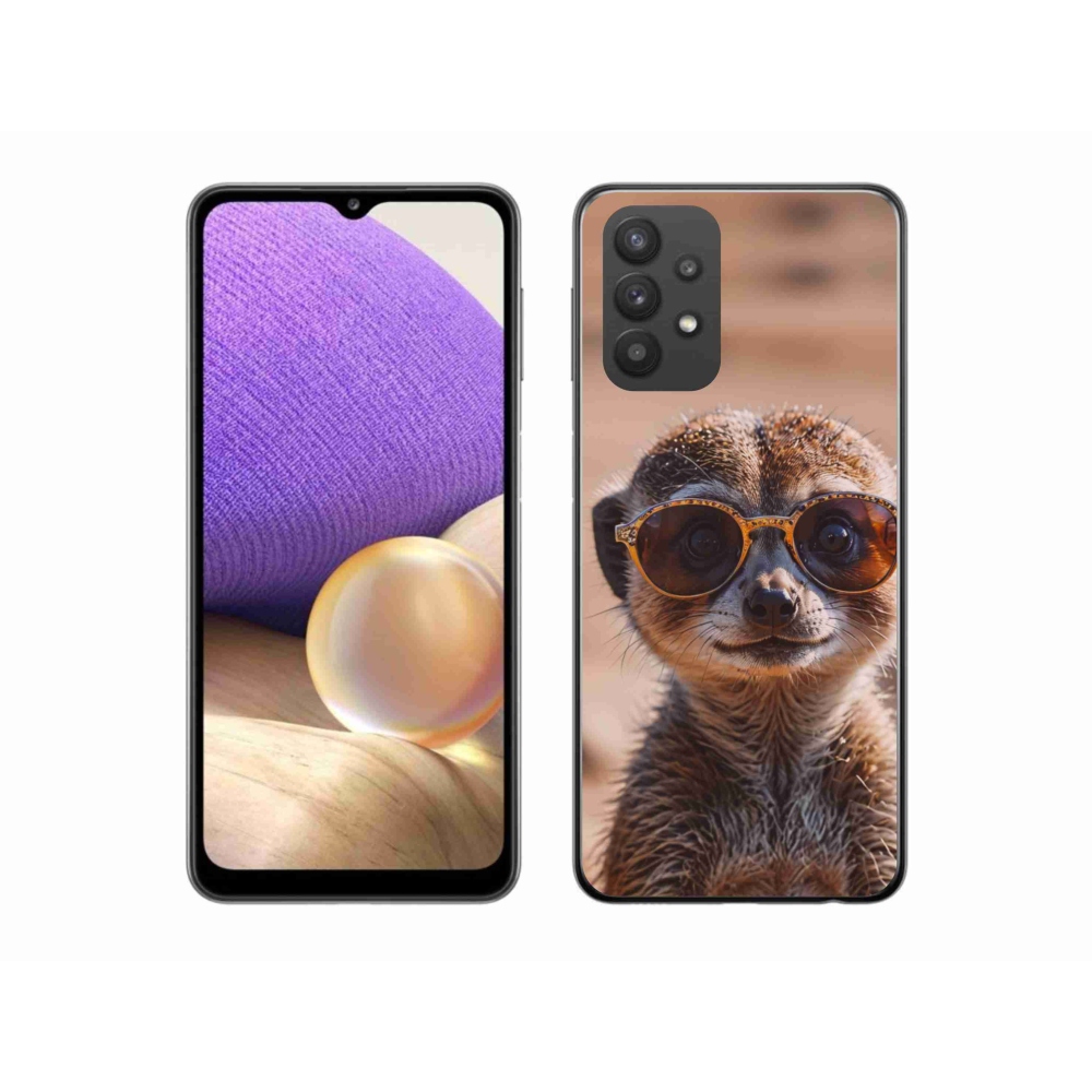 Gelový kryt mmCase na Samsung Galaxy A32 5G - stylová surikata