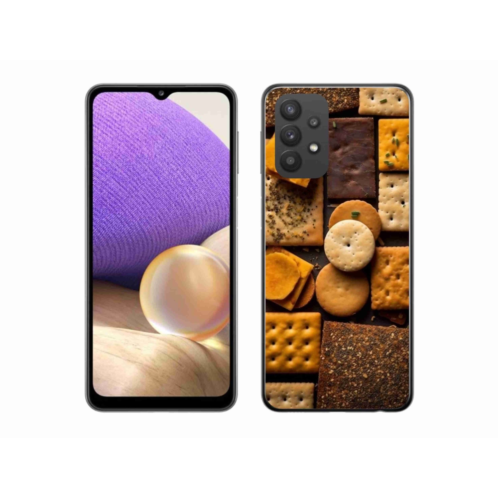 Gelový kryt mmCase na Samsung Galaxy A32 5G - sušenky