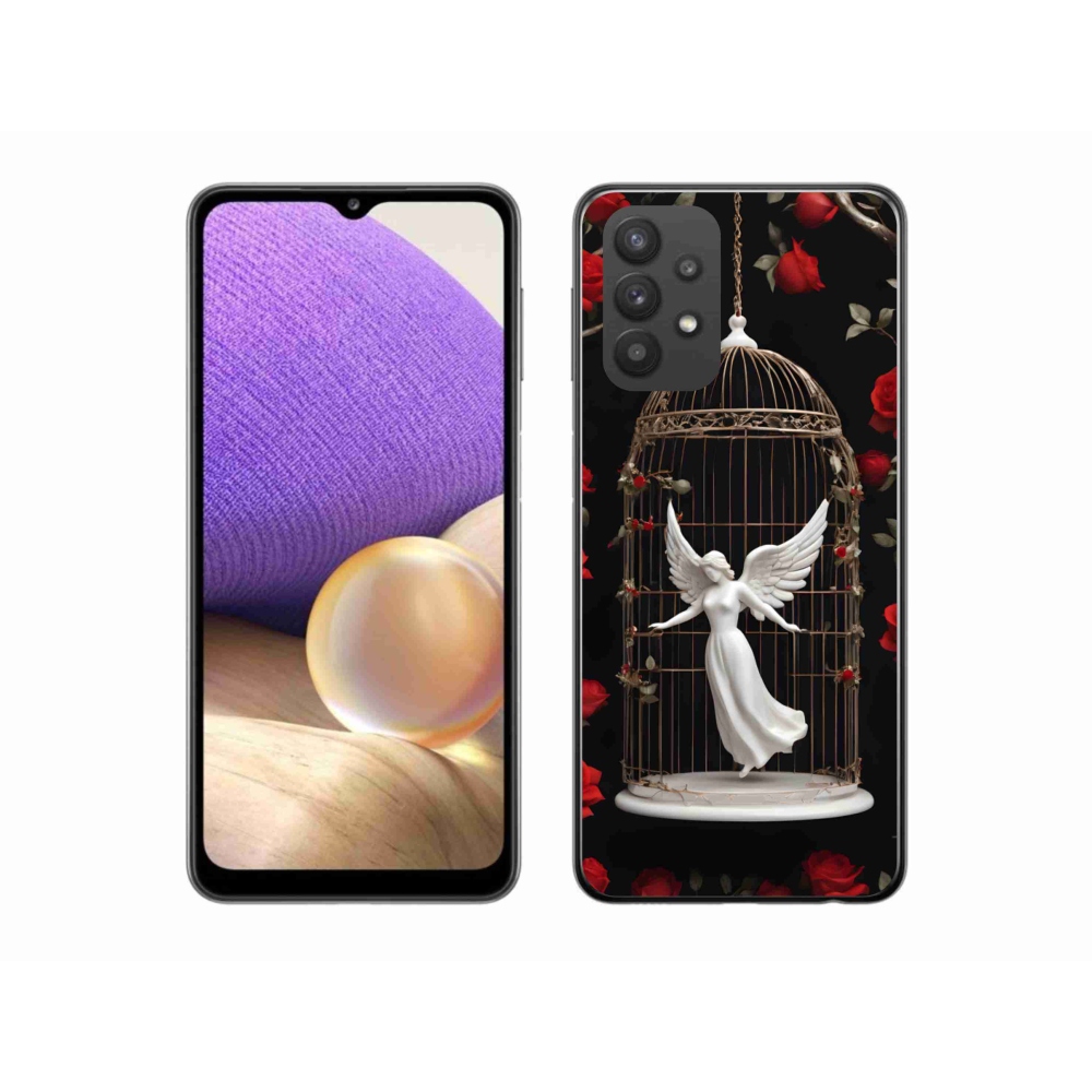 Gelový kryt mmCase na Samsung Galaxy A32 5G - uvězněný anděl