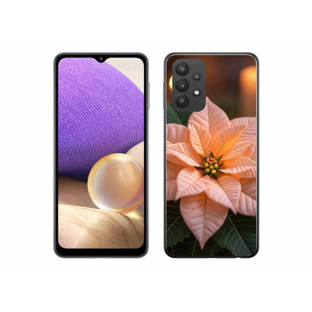 Gelový kryt mmCase na Samsung Galaxy A32 5G - vánoční hvězda