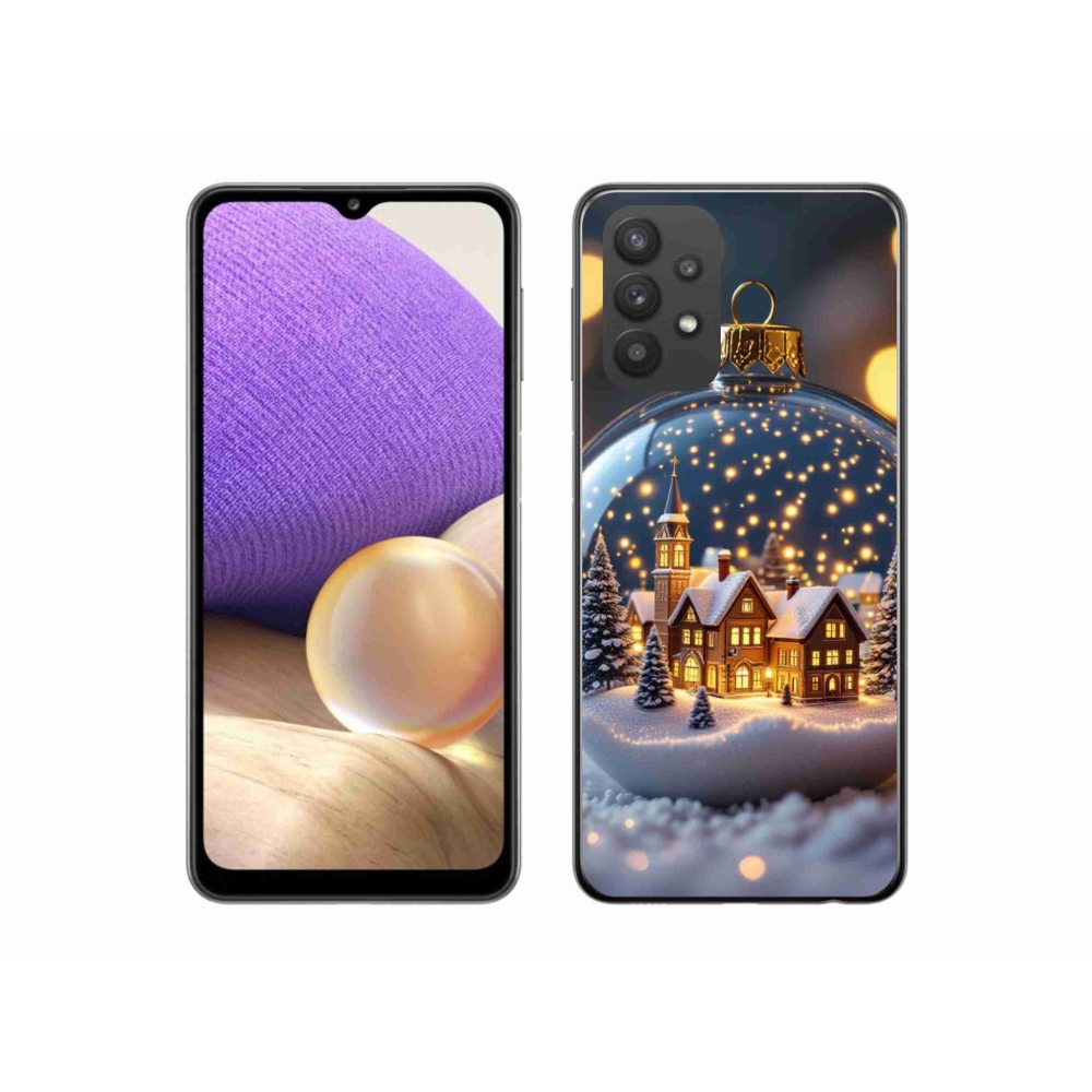 Gelový kryt mmCase na Samsung Galaxy A32 5G - vánoční koule 4