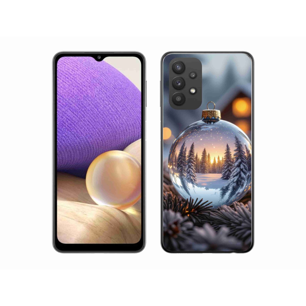 Gelový kryt mmCase na Samsung Galaxy A32 5G - vánoční ozdoba