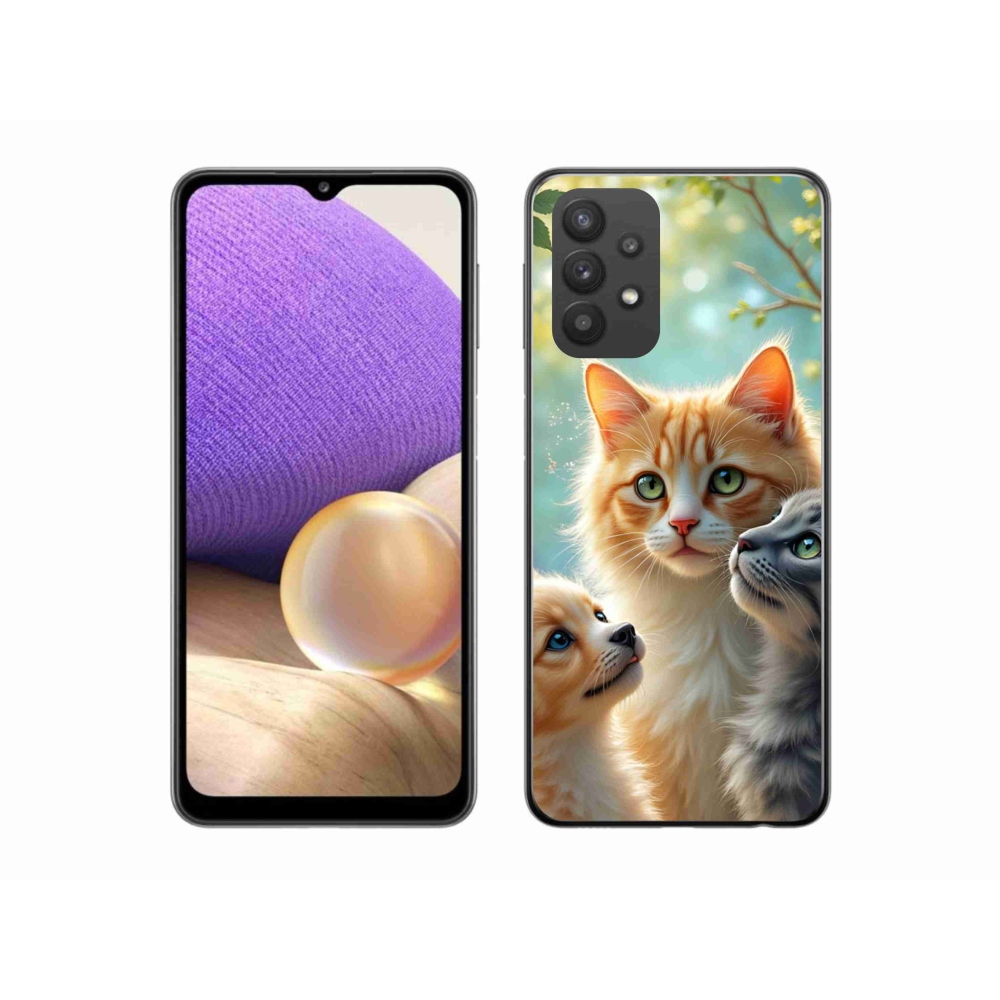 Gelový kryt mmCase na Samsung Galaxy A32 5G - zvířecí přátelství 2