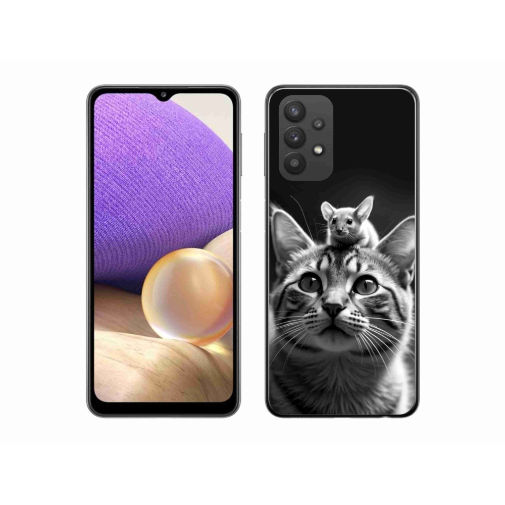 Gelový kryt mmCase na Samsung Galaxy A32 5G - zvířecí přátelství 2