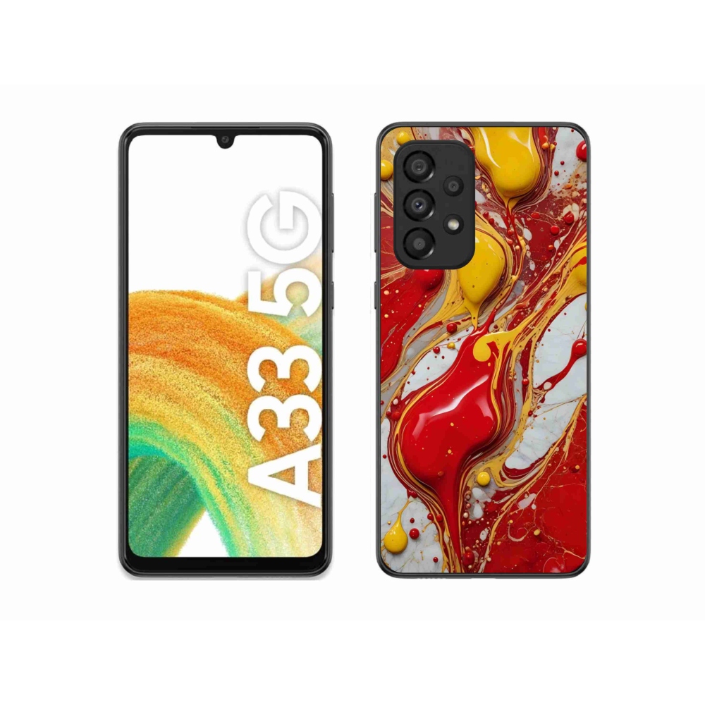 Gelový kryt mmCase na Samsung Galaxy A33 - abstraktní motiv 42