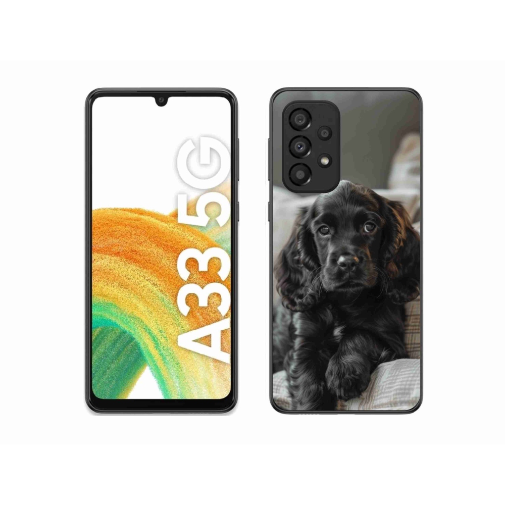 Gelový kryt mmCase na Samsung Galaxy A33 - anglický kokršpaněl