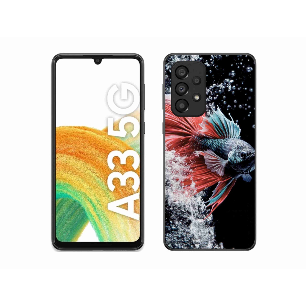 Gelový kryt mmCase na Samsung Galaxy A33 - bojovnice pestrá