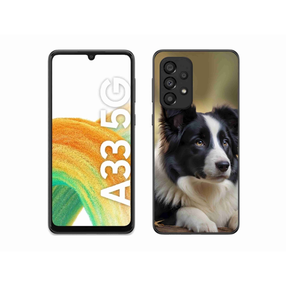Gelový kryt mmCase na Samsung Galaxy A33 - border kolie 2