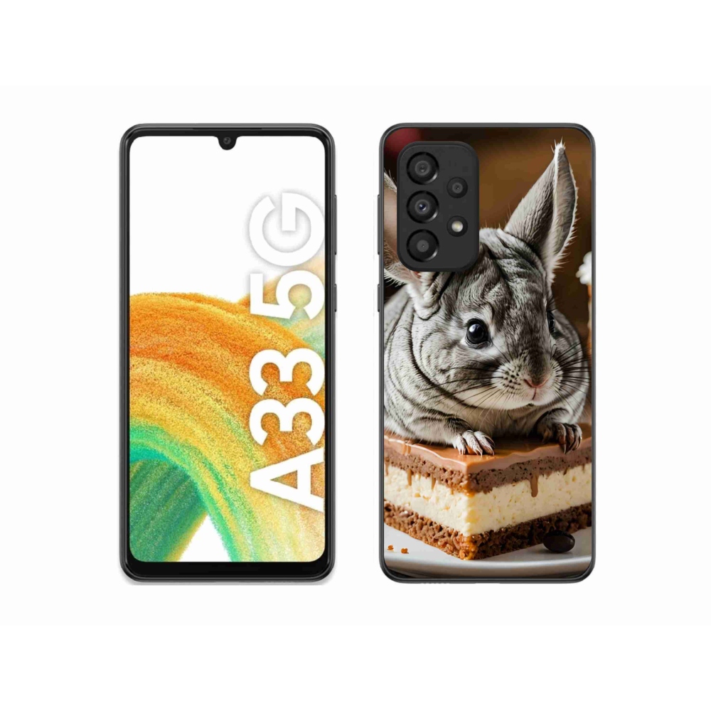 Gelový kryt mmCase na Samsung Galaxy A33 - činčila