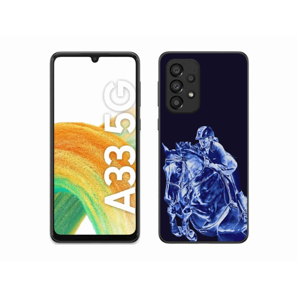 Gelový kryt mmCase na Samsung Galaxy A33 - dostihový kůň