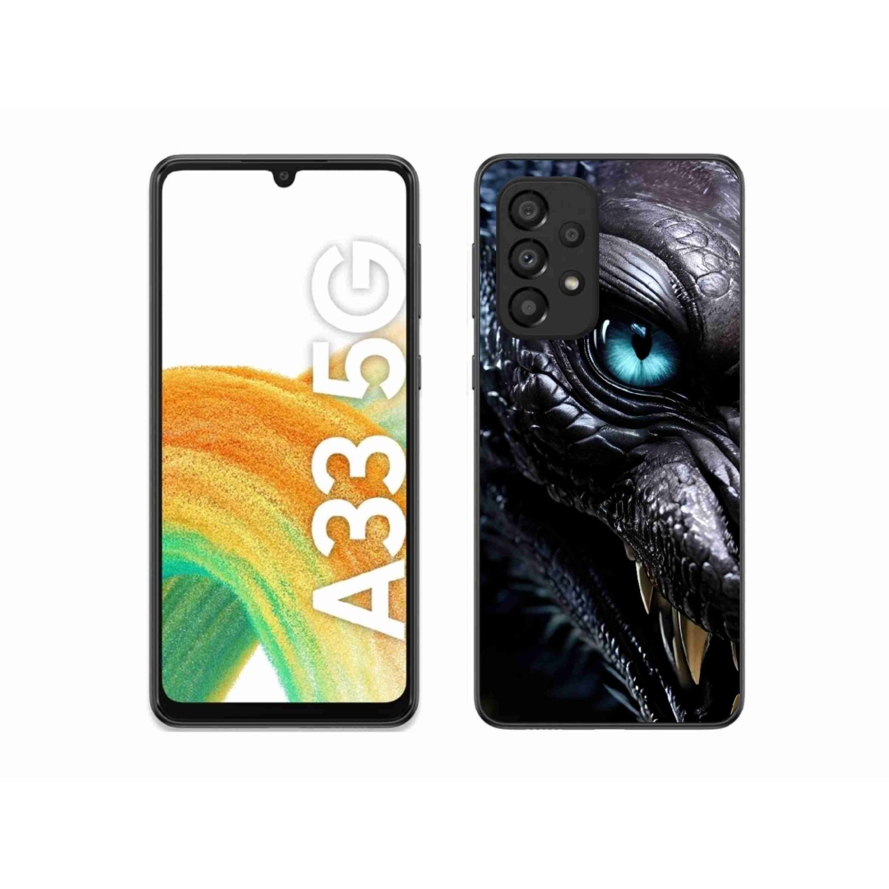 Gelový kryt mmCase na Samsung Galaxy A33 - dračí pohled