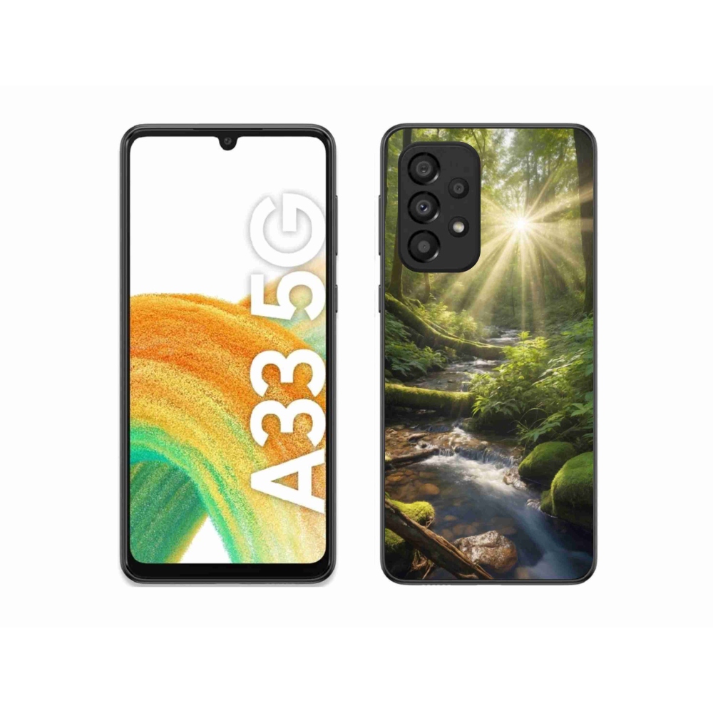 Gelový kryt mmCase na Samsung Galaxy A33 - hlubina lesa