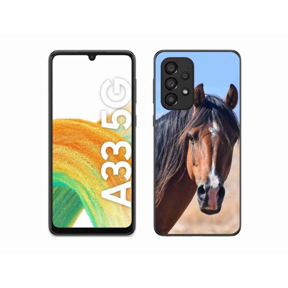 Gelový kryt mmCase na Samsung Galaxy A33 - klidný kůň