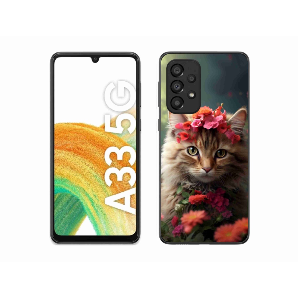 Gelový kryt mmCase na Samsung Galaxy A33 - kočíčí princezna