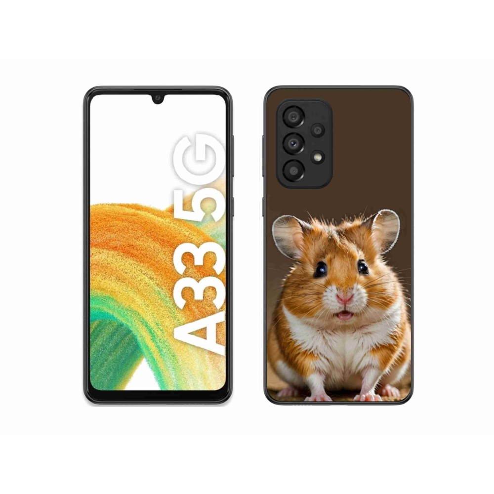 Gelový kryt mmCase na Samsung Galaxy A33 - křeček