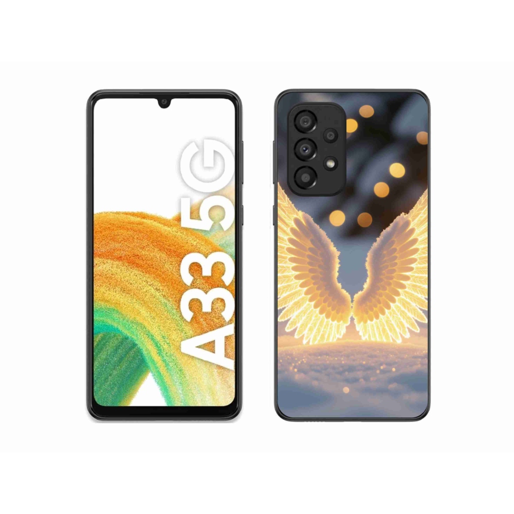 Gelový kryt mmCase na Samsung Galaxy A33 - křídla