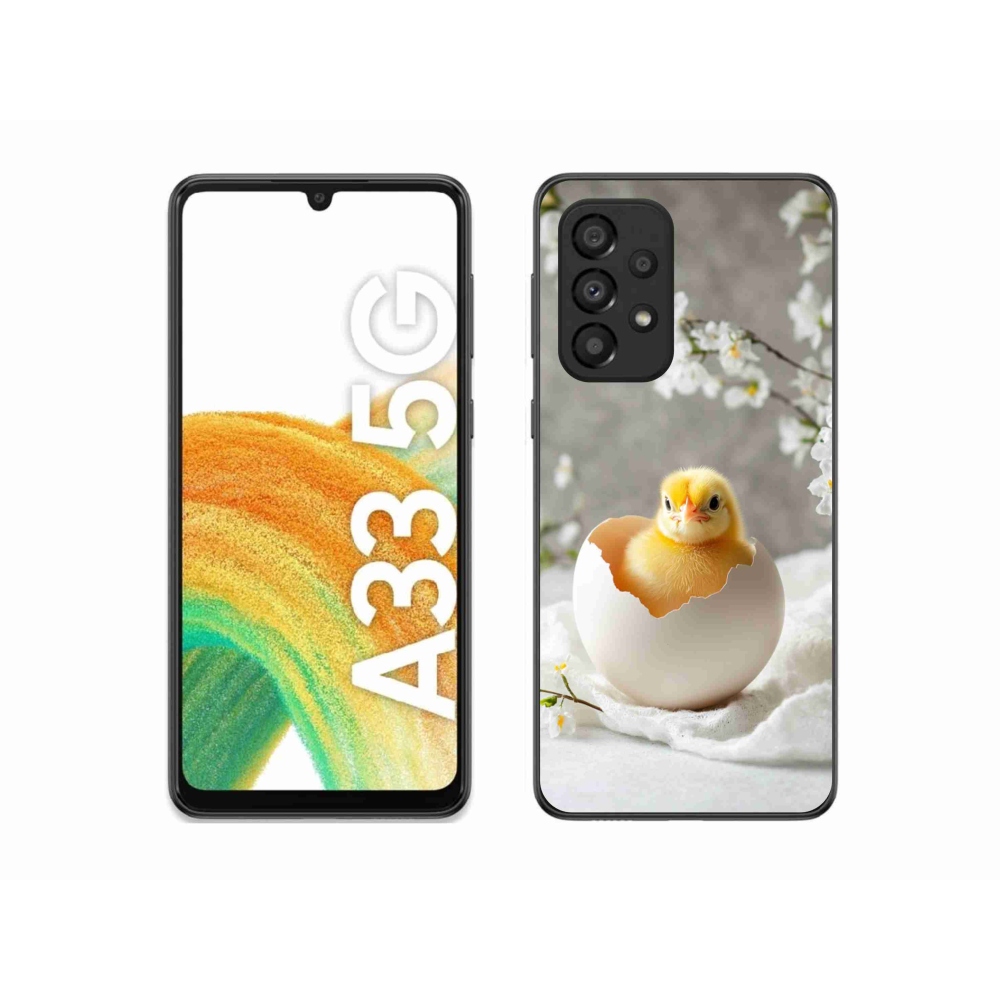 Gelový kryt mmCase na Samsung Galaxy A33 - kuřátko