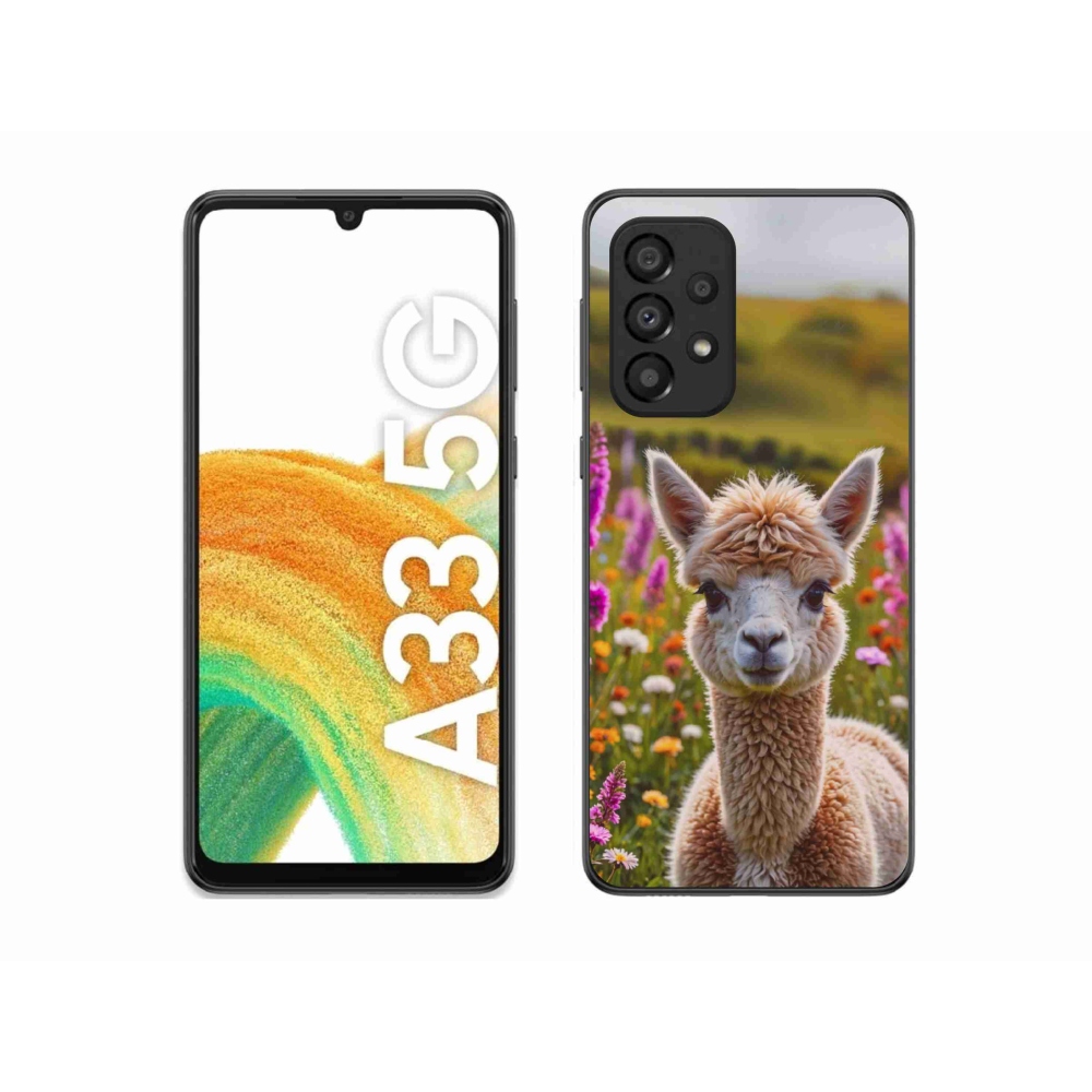 Gelový kryt mmCase na Samsung Galaxy A33 - lama na louce