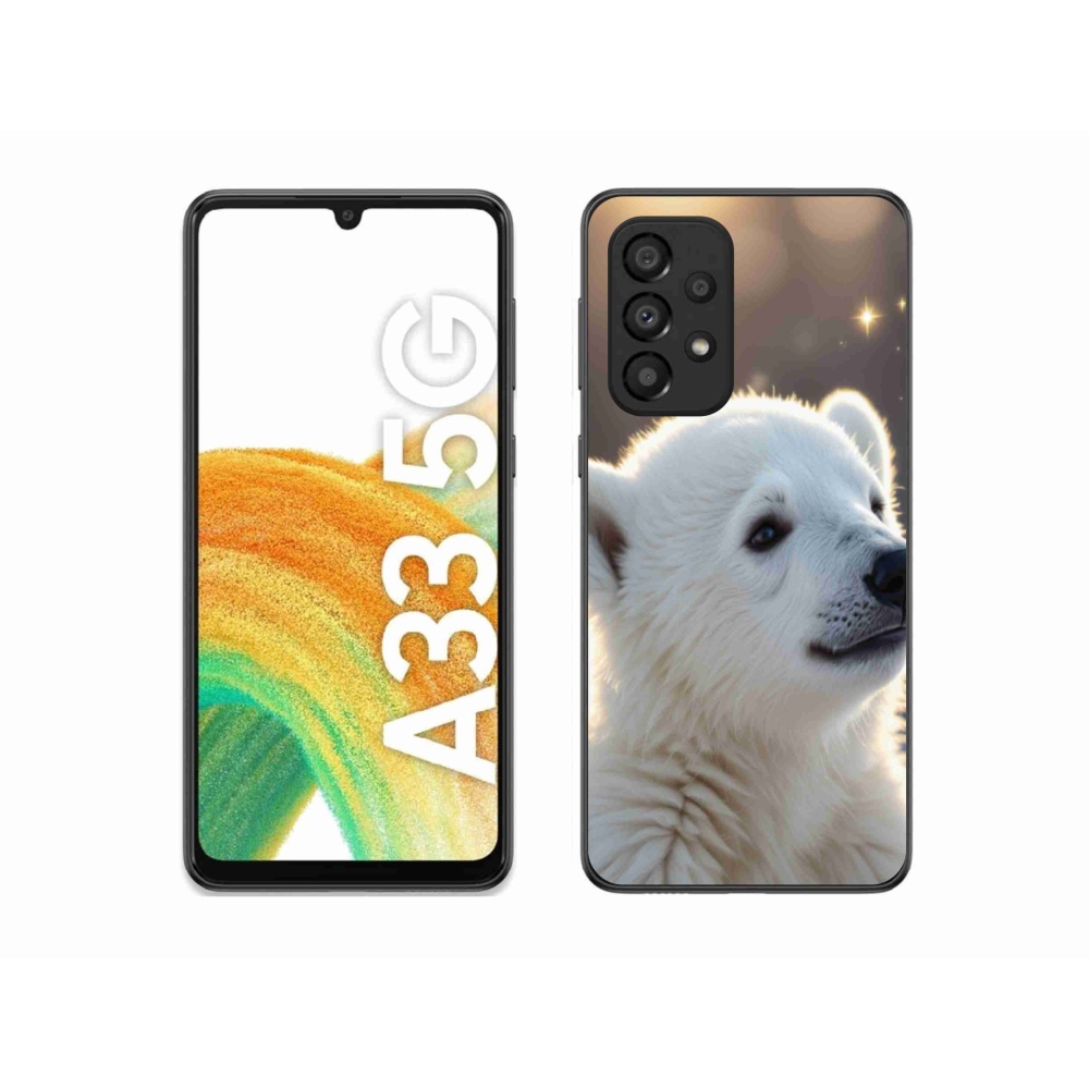 Gelový kryt mmCase na Samsung Galaxy A33 - lední medvěd