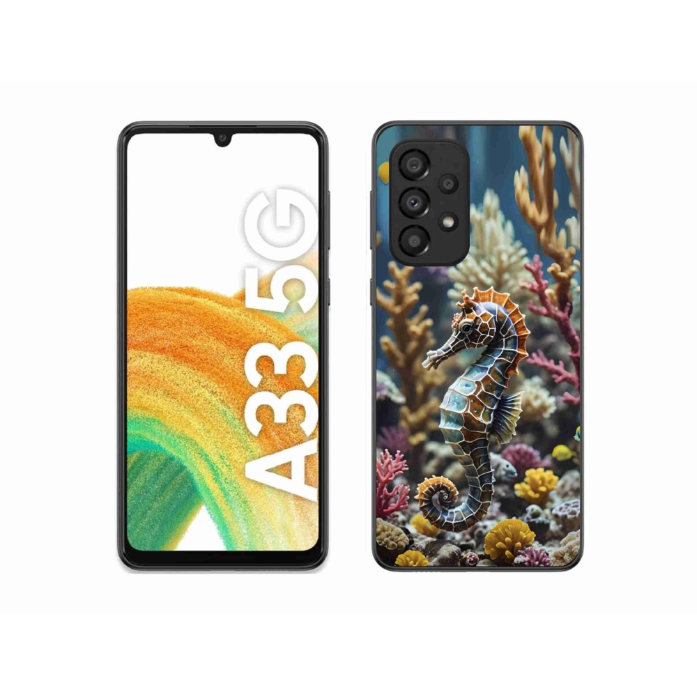Gelový kryt mmCase na Samsung Galaxy A33 - mořský koník 2