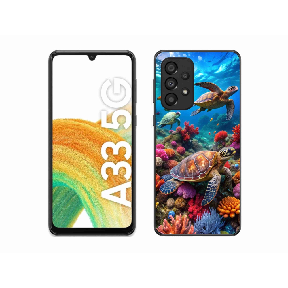 Gelový kryt mmCase na Samsung Galaxy A33 - mořský svět 2
