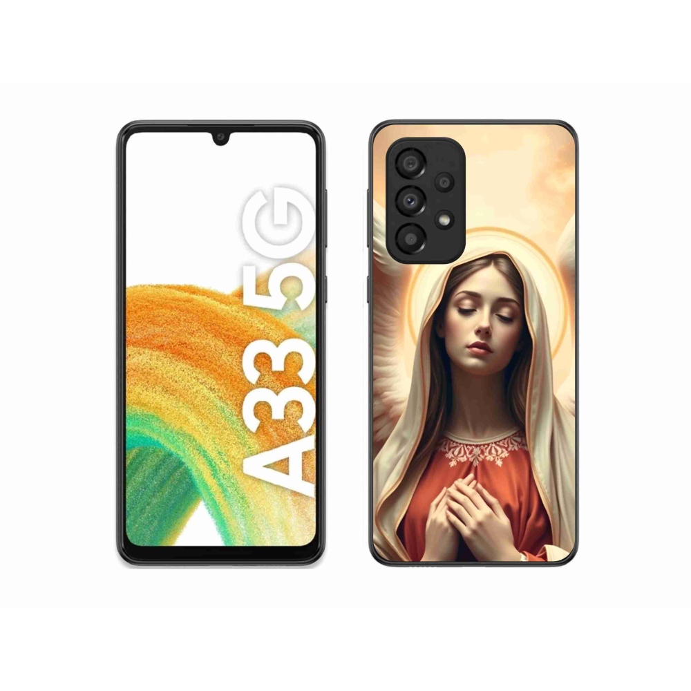 Gelový kryt mmCase na Samsung Galaxy A33 - náboženský motiv