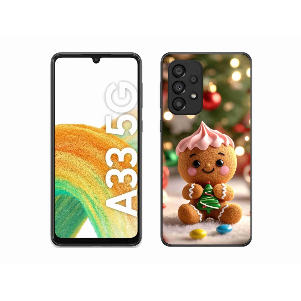 Gelový kryt mmCase na Samsung Galaxy A33 - perníček