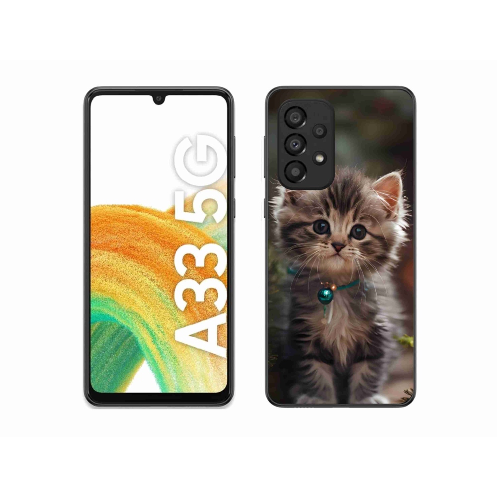 Gelový kryt mmCase na Samsung Galaxy A33 - roztomilé kotě 11