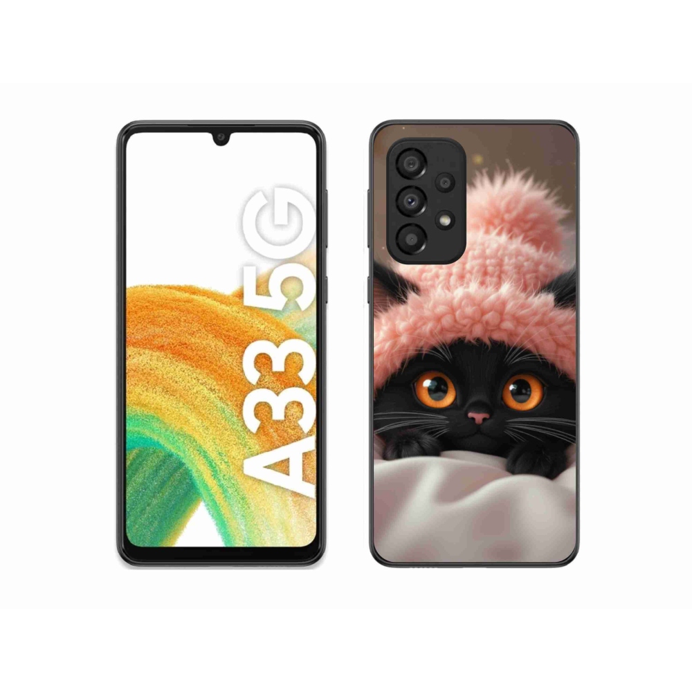 Gelový kryt mmCase na Samsung Galaxy A33 - roztomilé kotě 7
