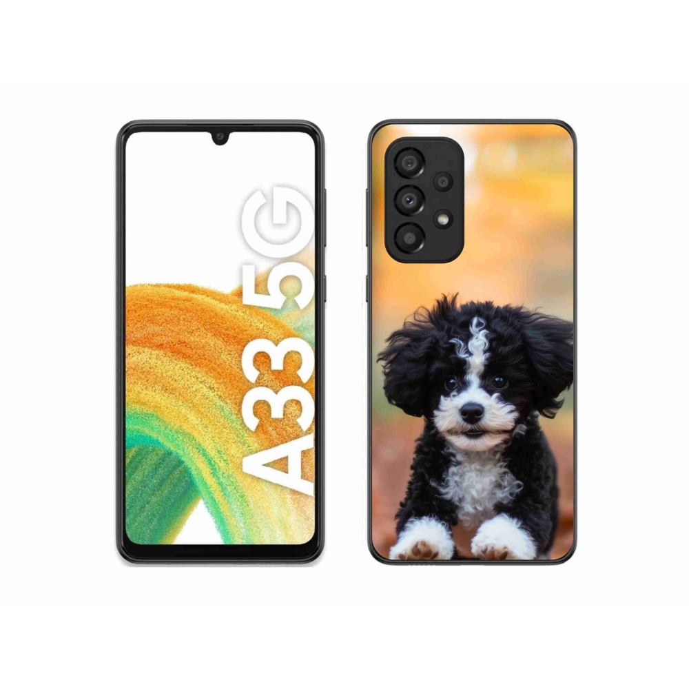 Gelový kryt mmCase na Samsung Galaxy A33 - roztomilé štěně 2