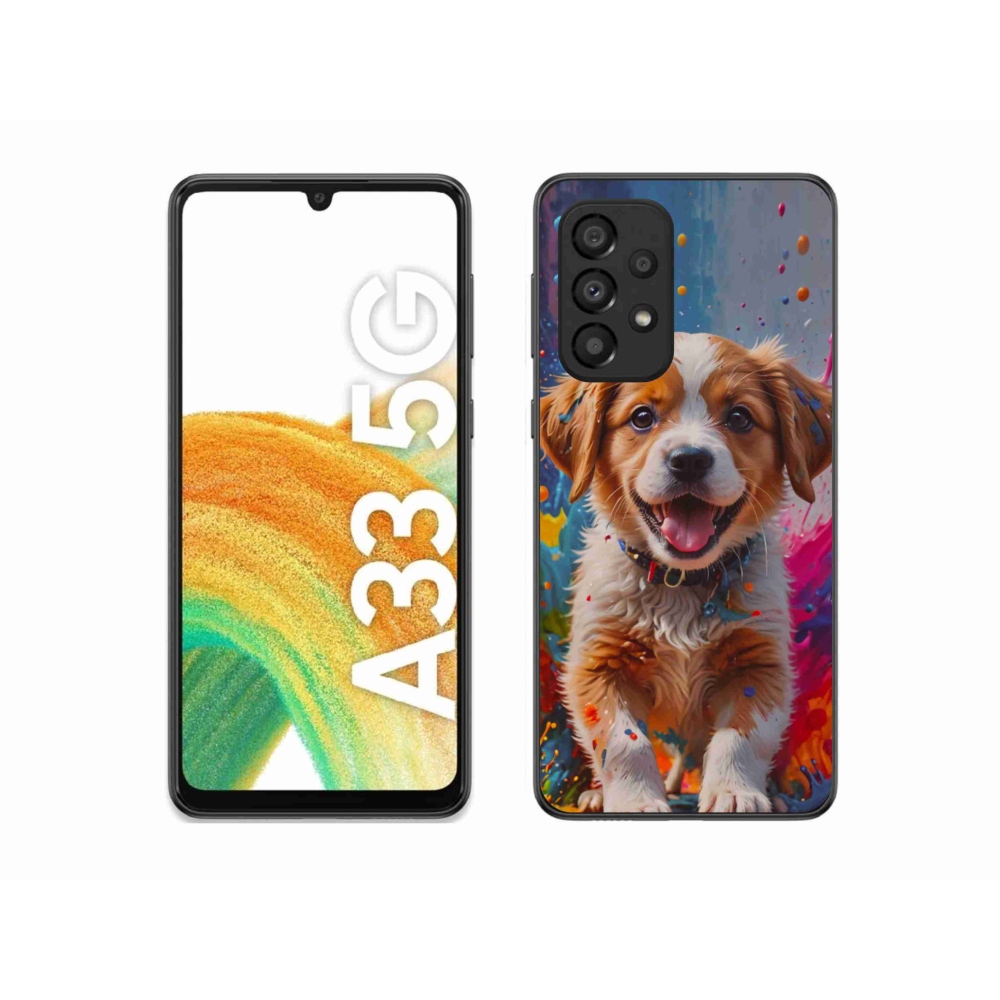 Gelový kryt mmCase na Samsung Galaxy A33 - roztomilé štěně 3