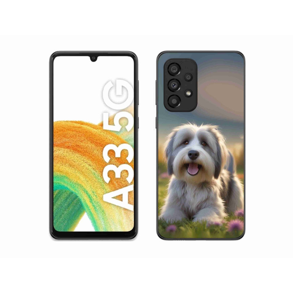 Gelový kryt mmCase na Samsung Galaxy A33 - roztomilý havanský psík