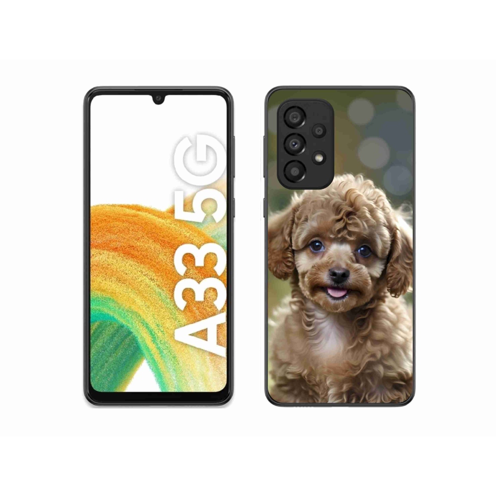 Gelový kryt mmCase na Samsung Galaxy A33 - roztomilý pudl