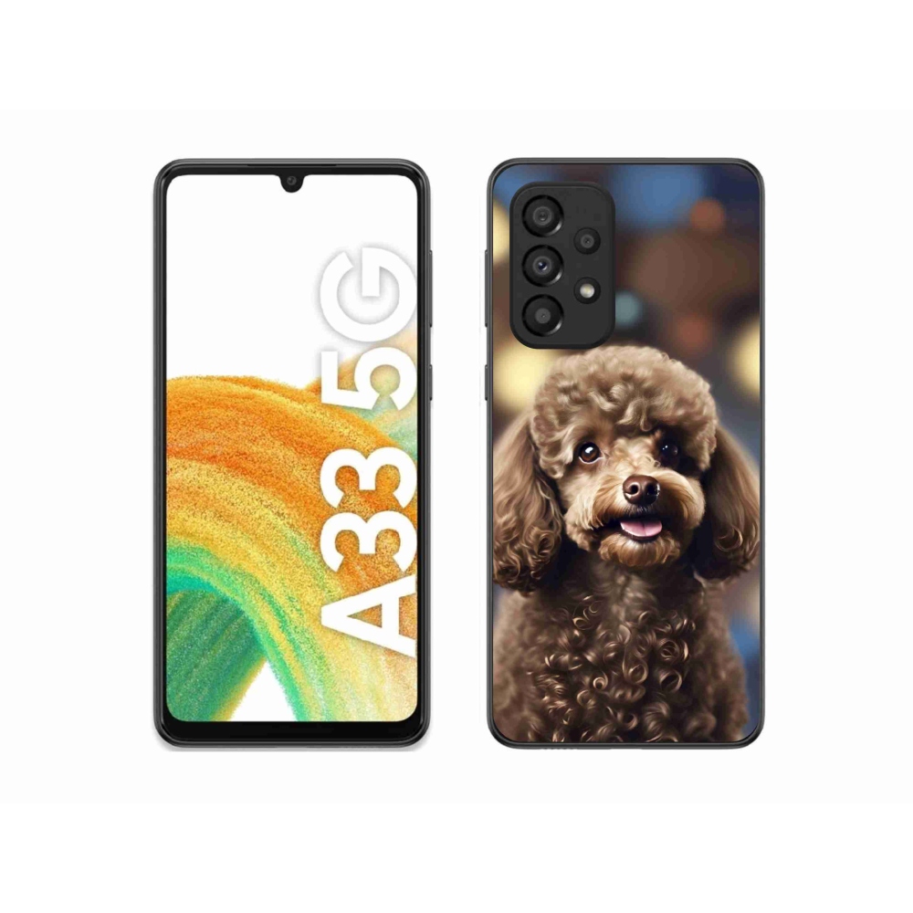 Gelový kryt mmCase na Samsung Galaxy A33 - roztomilý pudl
