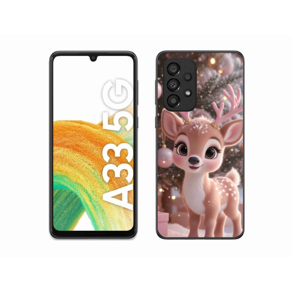 Gelový kryt mmCase na Samsung Galaxy A33 - roztomilý sob