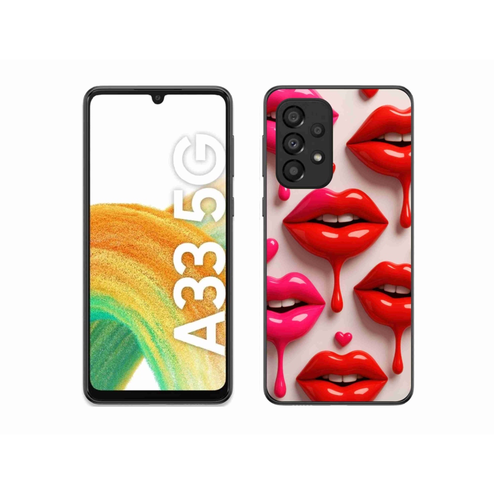 Gelový kryt mmCase na Samsung Galaxy A33 - rty 2