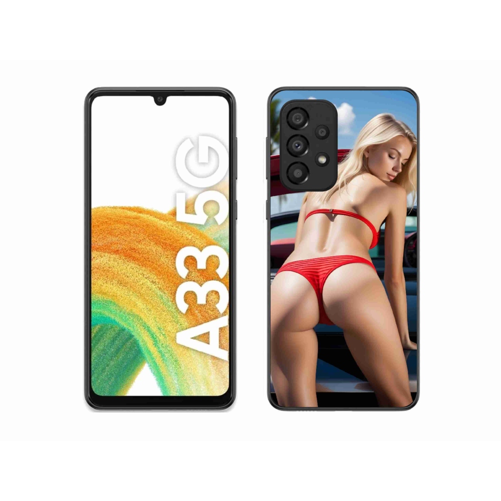 Gelový kryt mmCase na Samsung Galaxy A33 - sexy žena 2