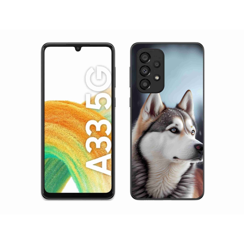 Gelový kryt mmCase na Samsung Galaxy A33 - sibiřský husky