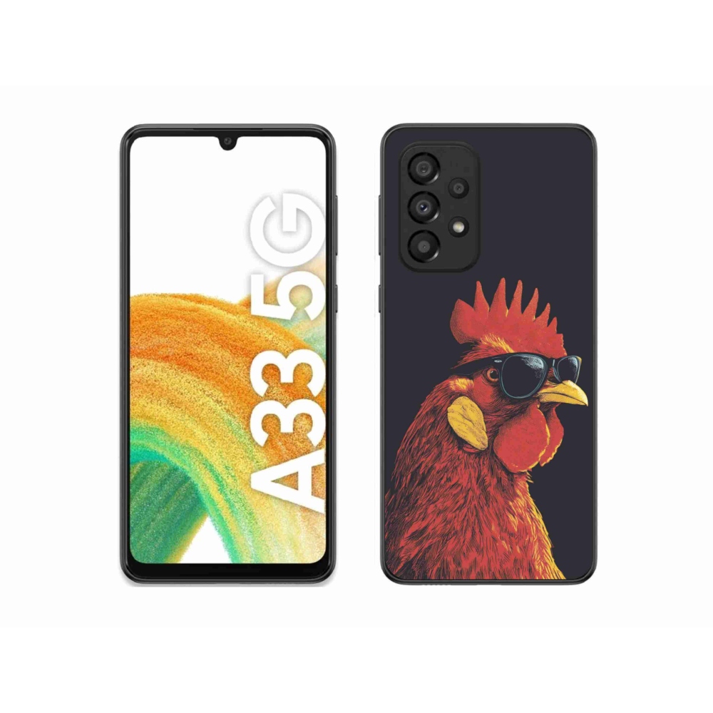 Gelový kryt mmCase na Samsung Galaxy A33 - stylový kohout