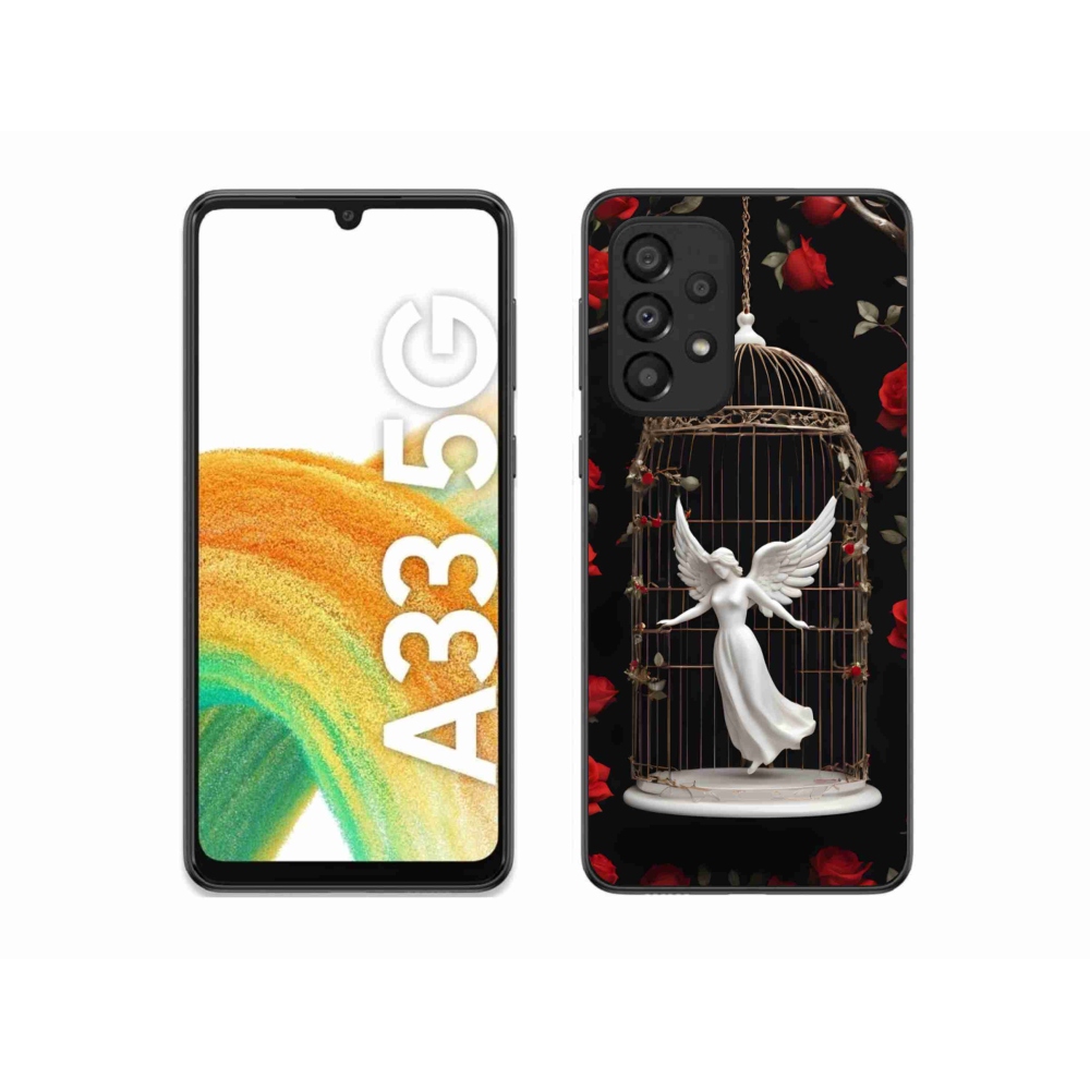 Gelový kryt mmCase na Samsung Galaxy A33 - uvězněný anděl