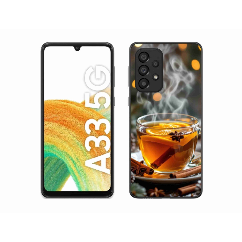 Gelový kryt mmCase na Samsung Galaxy A33 - vánoční punč