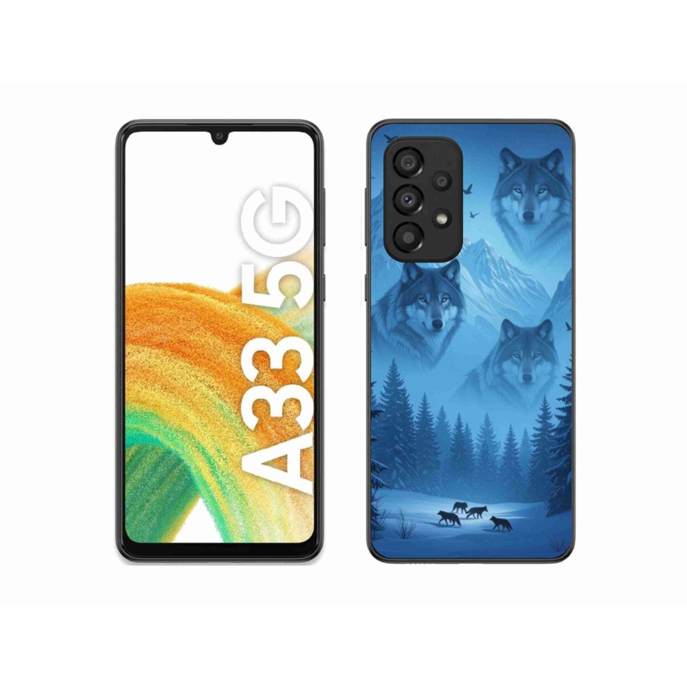 Gelový kryt mmCase na Samsung Galaxy A33 - vlčí smečka