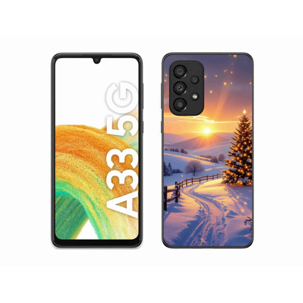 Gelový kryt mmCase na Samsung Galaxy A33 - zimní krajina
